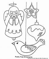 Christmas Coloring Pages Kids Decorations Ornaments Printables Tree Printable Bible Color Pretty Ornament Xmas Clipart Angel Popular Template Ball Rocks sketch template