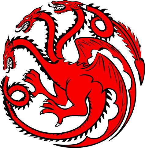 house targaryen  headed dragon  mattvine  deviantart dragon