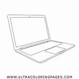 Laptop sketch template