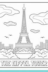 Pages Coloring Landmarks Printable sketch template