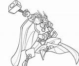 Thor Coloring Pages Print Ragnarok Ability Printable Everfreecoloring Color Getcolorings Odin sketch template