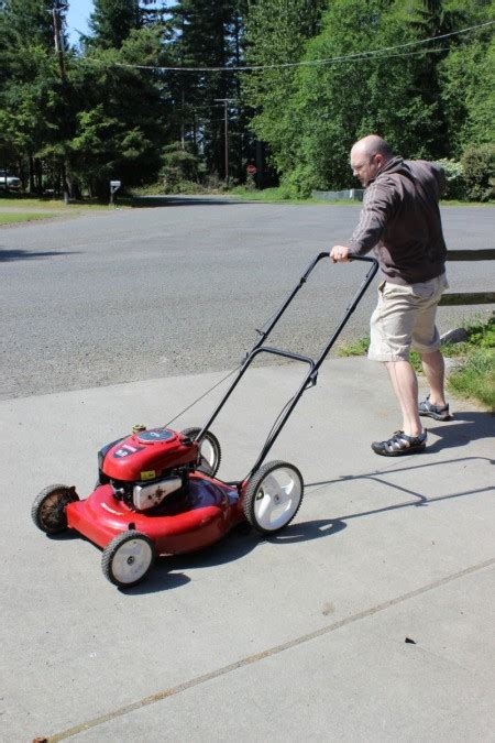 fixing a lawn mower that won t start thriftyfun