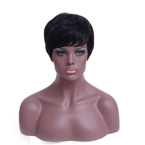 pixie cut wig synthetic wigs straight short wigs for black women