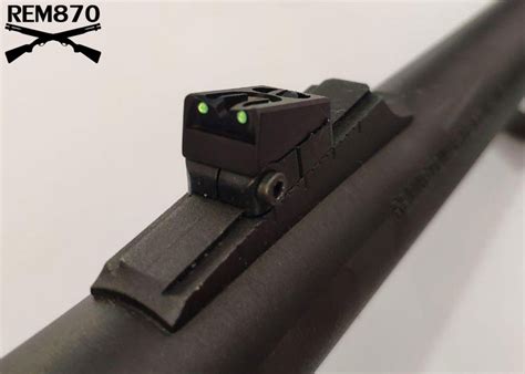 remington  front  rear rifle sights installation  removal