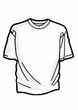 Maglietta Dibujo Malvorlage Camisa Gratis Stampare Tee Kleurplaten Kleding Blank sketch template
