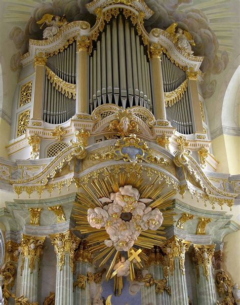 die orgel der frauenkirche zu dresden foto bild architektur