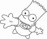 Simpsons Coloring Pages Printable Kids sketch template