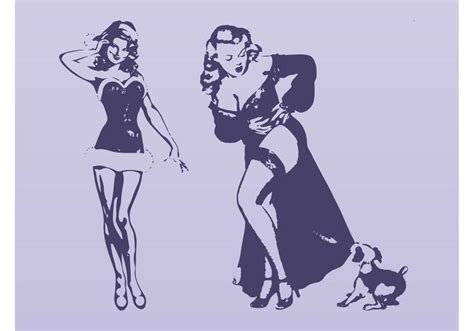 Sexy Pinup Girls Download Free Vector Art Stock Graphics And Images