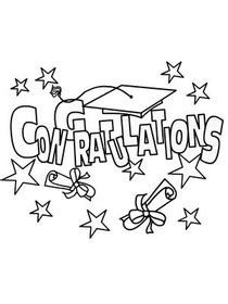 happy graduation coloring pages select   printable crafts