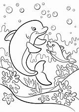 Dieren Allerlei Printen Dolfijnen Kado Dolfijn Dolphins Tekeningen sketch template