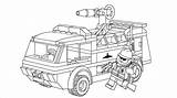 Coloring Fire Truck Pages Rocks Lego City sketch template