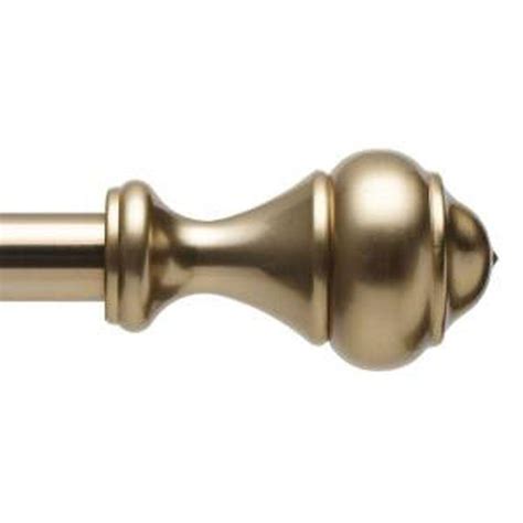 home decorators collection        curtain rod kit  brass  esquire
