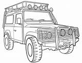 Coloring Pages 4x4 Road Rover Land Off Drawing Color Transportation Colorings Runner Map Getcolorings Getdrawings Printable Vector Cartoon Print sketch template