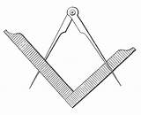 Compasses Freemasons Freemasonry Masonic sketch template