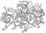 Ninja Turtles Coloring Pages Teenage Mutant Print Knockout Enemy Send Who Beautiful sketch template