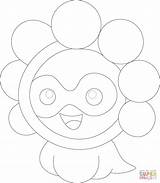 Castform Snowy Coloring Template Pages sketch template