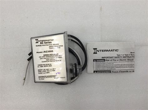 intermatic ag ag series surge protective device type  enclosure
