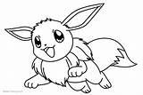 Eevee Coloring Pages Printable Jumping Kids Template sketch template