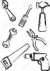 Tools Drawing Hand List Getdrawings sketch template