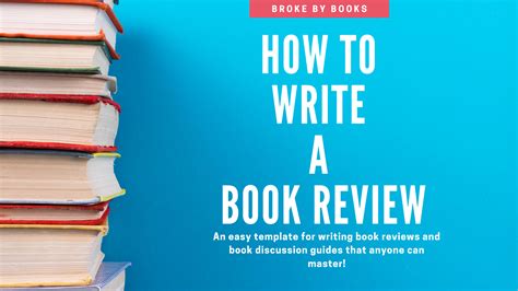 write  book review  easy book review format