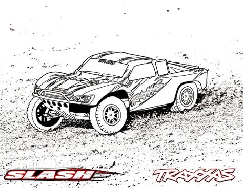 rc car coloring page printable coloring pages