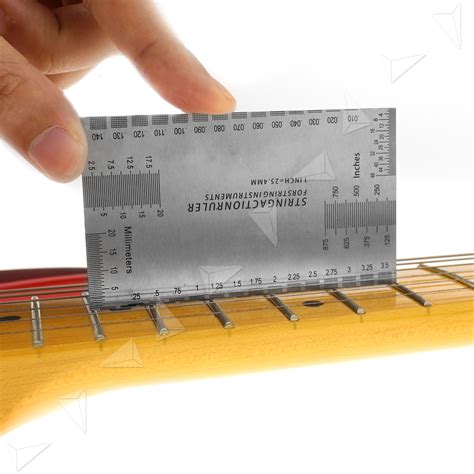 guitar setup printable action gauge printable string spacing ruler printable ruler actual size