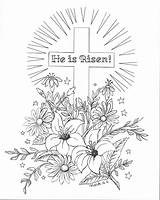 Risen He Coloring Pages Easter Jesus Colouring Sheets Rose Scripture Flandersfamily Info Printable Bible Reason Print Click Choose Board sketch template