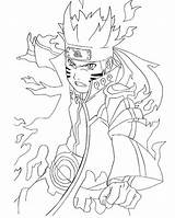 Naruto Coloring Pages Uzumaki Mode Colouring Library Clipart Sage Printable sketch template