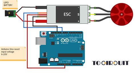 electronic speed controller esc  circuit