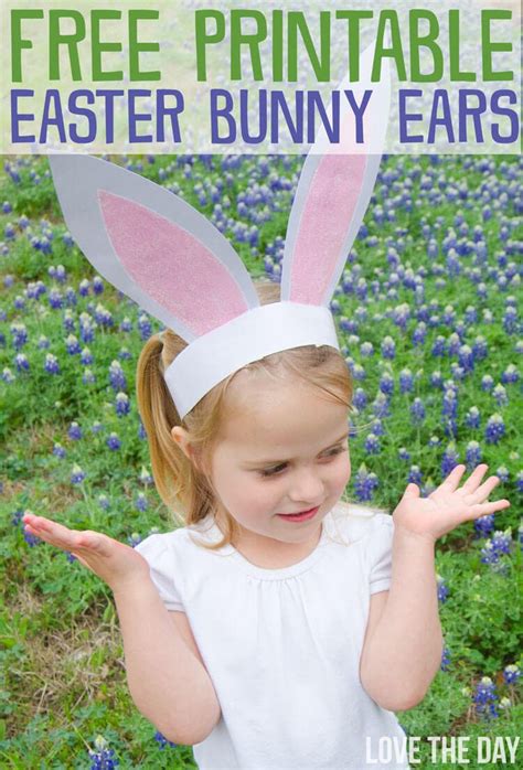 printable bunny ears  inspiration board
