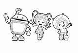 Umizoomi Coloring Team Pages sketch template