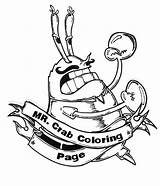 Coloring Krabs Mr Mustache Pages Angry Lumberjack Color Print Netart Getcolorings sketch template