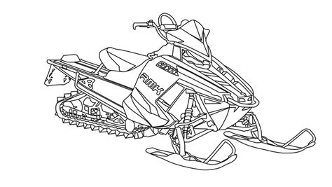 ski doo snowmobile coloring pages coloring pages