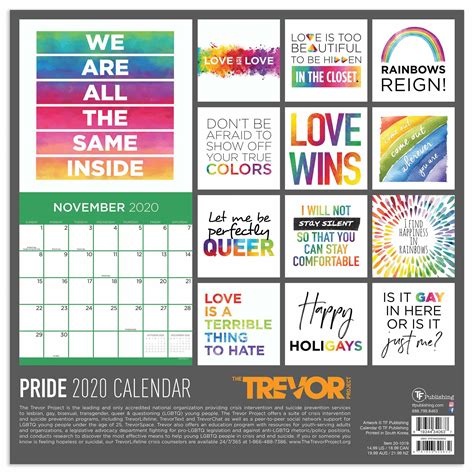 pride calendar 2020 calendar club uk