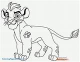 Coloring Pages Lion Guard Kion King Getdrawings Popular sketch template