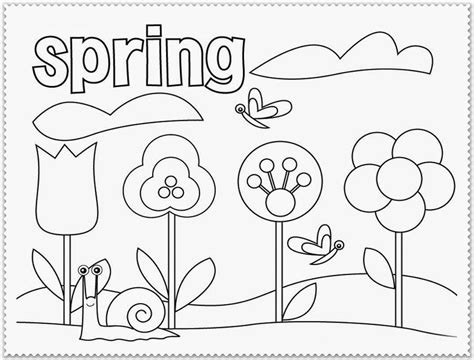 st grade coloring sheet spring clip art library