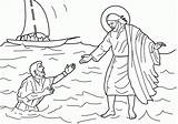 Jesus Coloring Denies Peter Pages Popular sketch template