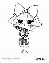 Lol Diva Dolls Lotta Mewarnai Colouring Malvorlagen Dxf Eps Ausmalbilder Puppen Ausmalen Designg sketch template