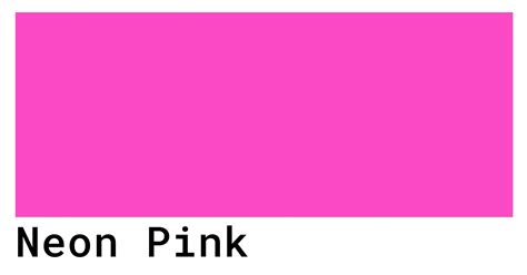 neon pink color codes  hex rgb  cmyk values