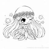 Kawaii Coloring Pages Chibi Yampuff Deviantart Cute Fairy Kids Girls Printable Animal Daisy Lineart Print Dessin Drawings Incredible Licorne Ca sketch template