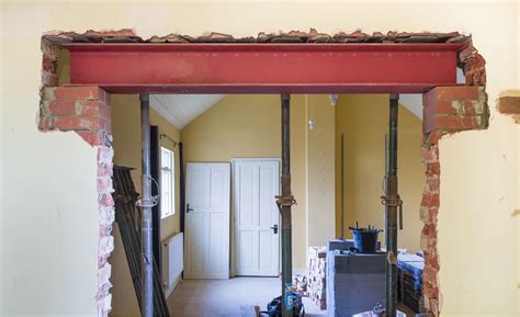 replacing load bearing wall beam   picture  beam