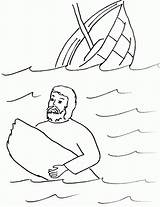 Paul Shipwreck Shipwrecked Ephesus Clipart Barnabas Colouring Designlooter Getdrawings sketch template