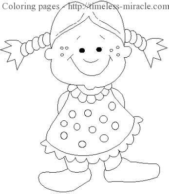 girl coloring page timeless miraclecom