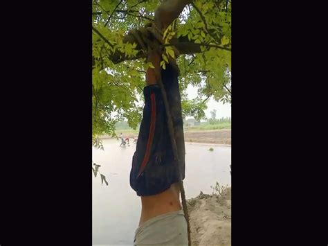 haryana farm labourer thrashed in karnal district hung upside down