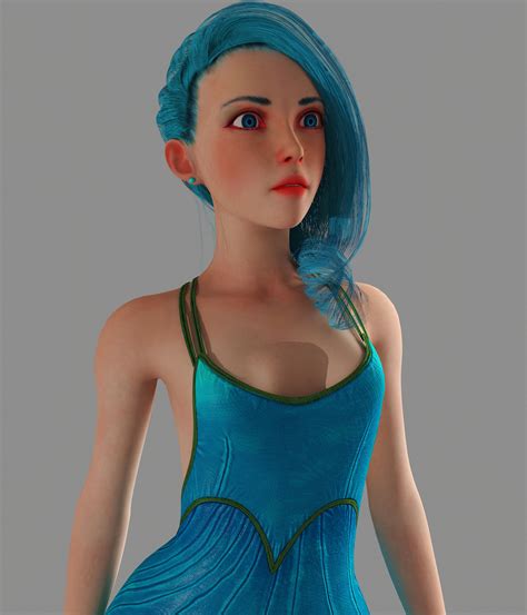 3d Model Animated Sexy Girl Cgtrader