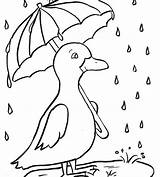 Rainy Coloring Pages Drawing Windy Kids Season Weather Duckling Colouring Duck Printable Color Getdrawings Spring Cute Preschoolers Print Getcolorings Clipart sketch template