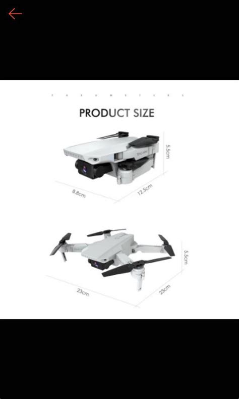teng mini kf dual camera drone  battery packs photography drones  carousell