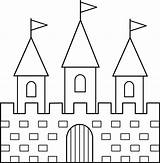 Castle Clip Clipart Coloring Line Drawing Pages Draw Outline Kingdom Easy Castles Colorable Drawings Printable Library Magnificent Colouring Clipartix Kids sketch template