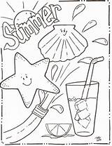 Coloring Pages June Printable Sheets Kids Print Summer Color Colouring Adults sketch template