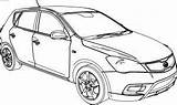 Kia Coloring Pages Car Wecoloringpage Priced Cee Cars sketch template